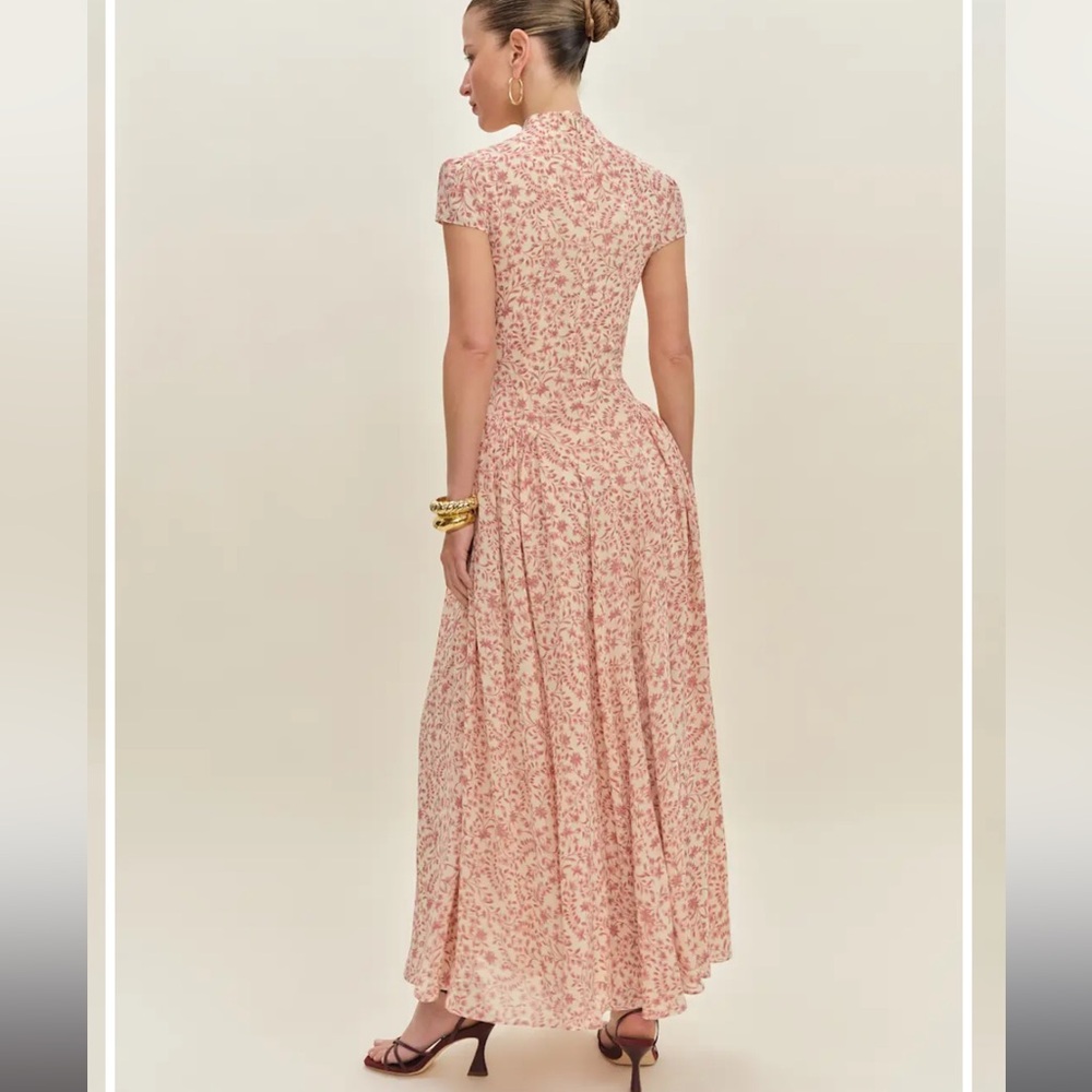 Reformation Maven Dress in Corrine NWT - Picture 3 of 8